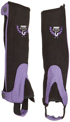 PFIFF Mini Chaps pour Enfant Noir (Noir/Violet) 6 Ans
