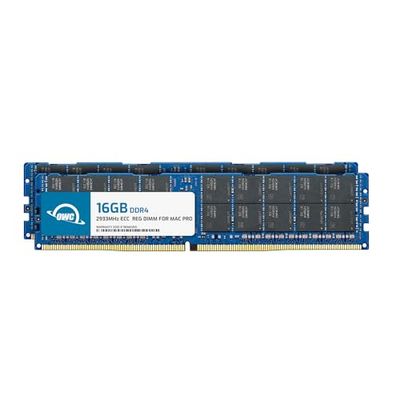 OWC - 32GB OWC Kit de actualización de Memoria - 2 x 16GB PC23400 DDR4 ECC-R 2933MHz RDIMMs para Mac Pro 2019