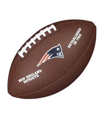 Wilson NFL Licensed Ball NE, American Football Unisex-Adult, Marrone, Uni