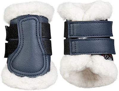 HKM Comfort, Ghette e Campanelle per Zoccoli Unisex-Adulto, 6900 Blu Scuro, Taglia Unica