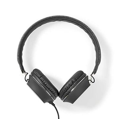 Bedrade On-ear Koptelefoon - 3,5 mm - Kabellengte: 1.20 m - Antraciet/Zwart