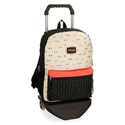 Movom Wink Rugzak met wieltjes, meerkleurig, 31 x 42 x 17,5 cm, polyester, 22,79 l, Meerkleurig, 42 cm, schoolrugzak