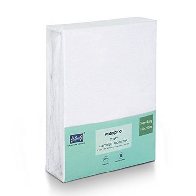 Family Bedding Protector de colchón de algodón de rizo 100% impermeable