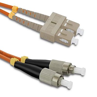 Qoltec Optic Patchcord SC/UPC - FC/UPC MM 50/125 OM2 1m