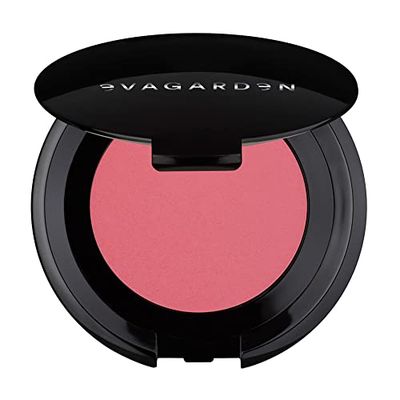 EVAGARDEN Fusion Blush - Easily Blendable Texture - Enhances your Makeup Finish - Soft Focus Effect Visibly Reduces Fine Lines - Highlights Cheekbone and Sculpts Face - 345 Sheer Pink - 0.17 oz