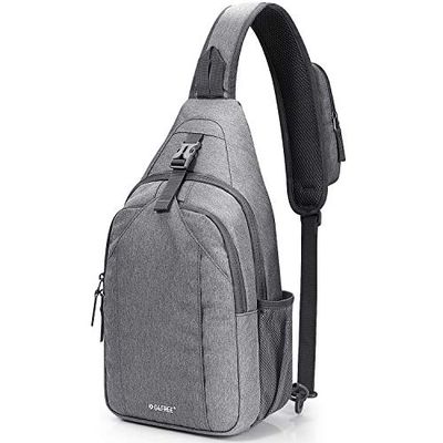 G4Free Sac à bandoulière unisexe (1 pièce), gris, L, Sacs à bandoulière