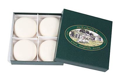 Mitchell's Wool Fat Confezione Regalo 4 saponi x 150 g, Tinta Unita, 4X150g