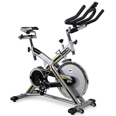 BH Fitness - MKT Jet Bike Pro Bicicleta Indoor, Unisex-Adult, Plata, Talla Única