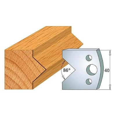 CMT ORANGE TOOLS 691.034 - PAR DE CONTRACUCHILLAS 40x4mm