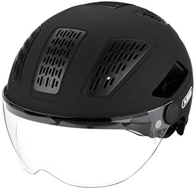 ABUS Hyban 2.0 ACE Stadshelm - Stevige Fietshelm voor Dagelijks Gebruik met ABS-hardshell - Voor Dames en Heren - Zwart, Maat M