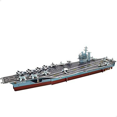 Colorbaby 49663 - Puzzle 3D Portaviones Nimitz armada EE.UU 67 piezas CB Toys / Maqueta para construir para adultos y niños, manualidades, puzle, maquetas para montar / Diversión en familia