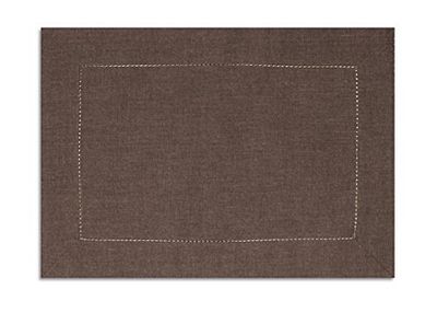 Excelsa Cottage placemats, katoen, 48 x 33 x 1 cm 48 x 33 x 1 cm bruin