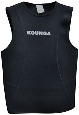 Kounga Submariner Surf-Top, uniseks, volwassenen, zwart, M