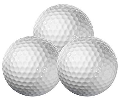 Longridge Crazy Mini Golf Pelota de Golf de Bajo Rebote 50pk - Blanca