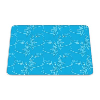 Questo Casa, Tappetino per mouse con stampa digitale, antiscivolo, per ufficio, dimensioni: 22 x 18 cm