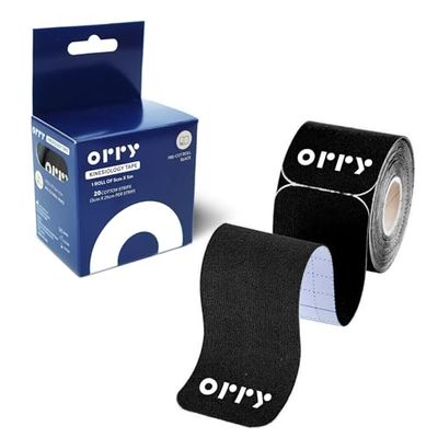 Orry - Kinesiologietape - Voorgesneden rol - Zwart