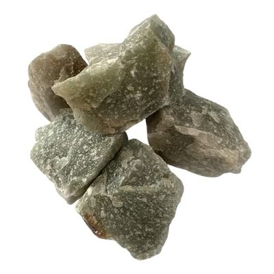 VIE Naturals Raw Rough Cut Crystals Pack, 1kg, Green Aventurine