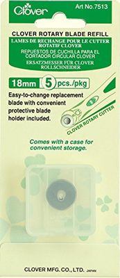 clover - Juego de 5 Cuchillas giratorias de Recambio (18 mm)