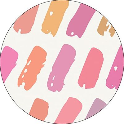 Bonateks, Ronde digitaal bedrukte muismat, antislip onderkant, voor kantoor en thuis, diameter: 22 cm