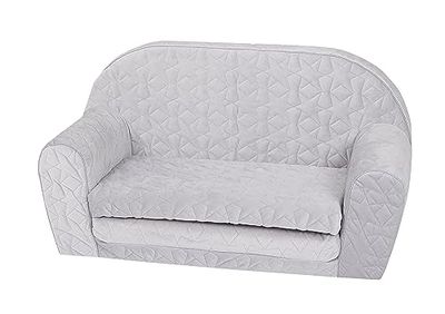 Knorrtoys 68461 Kindersofa-Cosy geo Grey