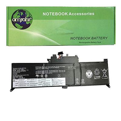 amsahr LEN01AV434-05 15.2 V 3.355 mAh Replacement Battery with Mini Optical Mouse for Lenovo 01AV434/Yoga 12 X260 Series