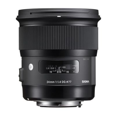 Sigma Obiettivo, 24mm-F/1.4, (A) AF DG HSM, Attacco Nikon, Nero