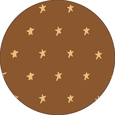 Bonateks, Ronde digitaal bedrukte muismat, antislip onderkant, voor kantoor en thuis, diameter: 22 cm