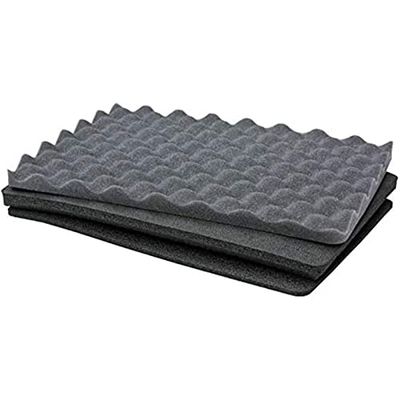 Peli 1096 Replacement Foam Set, Original Protector Case Accessory, Compatible 1095, Colour: Black