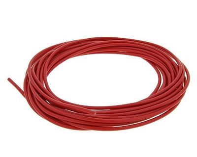 Caricabatteria da auto Cavo elettrico 0,5 mm² – 5 m Rotolo – Rosso