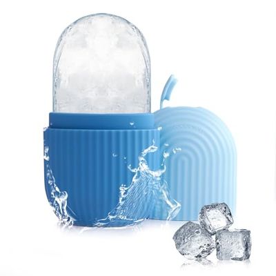 AiQInu Rullo di Ghiaccio Facciale,Ice Roller,riutilizzabile Eye Ice Massage Bellezza del viso Cura della pelle Impacco di ghiaccio Restringe i pori,antirughe,riduce il gonfiore,migliora l'elasticità