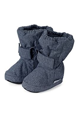 Sterntaler baby-bootees, Boys’ Crawling Boots, Blue (Blue Melange 5101810), 17/18 EU