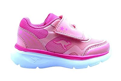 KangaROOS K-IQ Stuke V, Scarpe da Ginnastica Bambina, Rosa Fluo, 21 EU