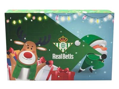CyP Brands - Real Betis Balompié, Calendrier de l'Avent, 24 surprises, Cadeau enfant, Licence officielle Marvel, Activités et jouets, Noël