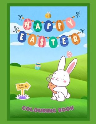 Happy Easter Colouring Book