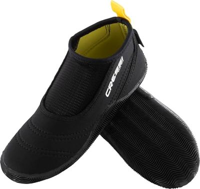 CRESSI Aquatrek Boots Black XL (EU 44/45 UK 9/10.5) - Comoda Calzatura da Acqua Progettata per Gli Ambienti Marini, Nero, XL, Unisex