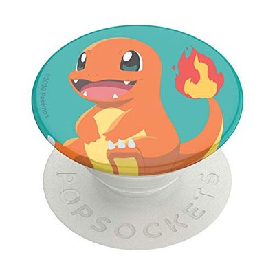 PopSockets: PopGrip - Supporto e Impugnatura per Telefoni Cellulari e Tablet con un Top Intercambiabile - Pokémon - Charmander Knocked