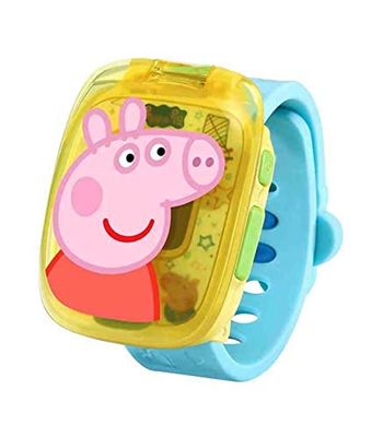 VTech- Peppa Pig Juguete Reloj, Color Azul, único (3480-526067)