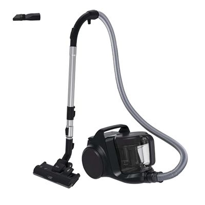 Hoover Silencieux HP2 Home Compact & Puissant HP2Z10A, Aspirateur sans Sac Filaire Léger pour Tapis & Sols Durs, 850W, Filtre EPA Lavable, Capacité 2,5L, Accessoire intégrés, Rayon d'action XL 10m