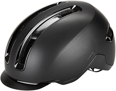 ABUS Urban Helm HUD-Y à LED arrière magnétique rechargeable & fermeture magnétique - casque de vélo cool pour usage quotidien - pour hommes et femmes