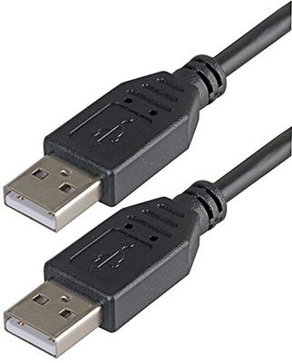 Pro Signal PSG91416 USB 2.0 A stekker naar A stekkerkabel, 2 m, zwart