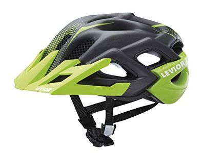 Levior Unisex volwassenen 894027 fietshelm, groen/zwart mat, M