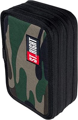 Goldkids St. Right XXL pennenetui 46-delig gevulde schooletui 3 verdiepingen 19 x 13 x 7 cm incl. vulpen jongen meisje en lichtgevende hanger
