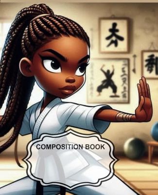 Karate Composition Notebook:: College Rule/ 120 Pages/ 7.5 "x 9.25"/ Lined Journal Notebook