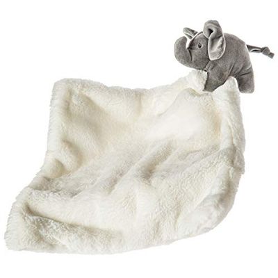 Mary Meyer Afrique Huggy Stuffed Animal Security Blanket, 30 x 30-Centimetres, Elephant