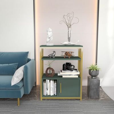 Hanah Home Bookshelf, Or Vert, Taille Unique