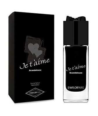 EvaflorParis Je T'AIME Scandaleuse Eau de Parfum städare för kvinnor, 100 ml, 1 st.