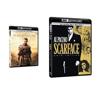 Il Gladiatore (4K Ultra-HD + Blu-Ray) & Scarface (4K Ultra-HD+Blu-Ray)