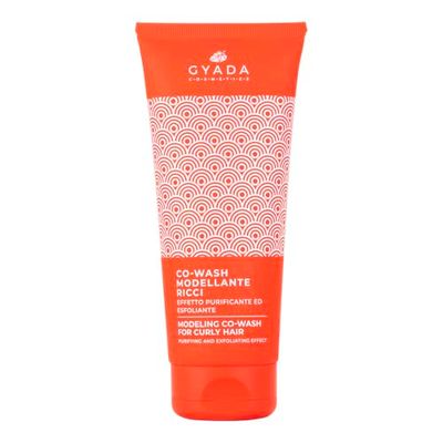 GYADA COSMETICS, Co-Wash Modellante Ricci, Balsamo Scrub Lavante per Capelli Ricci, Azione Esfoliante, Detergente, Purificante e Antiforfora, con Perlite, Piroctone Olamina e AHA, 200 ml