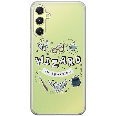 ERT GROUP mobiltelefonfodral för Samsung A34 5G originalt och officiellt licensierat Harry Potter mönster 242 optimalt anpassad till formen på mobiltelefonen, gedeeltelijk transparant