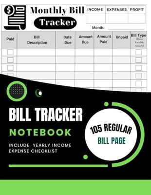 Monthly Bill Payment Checklist and Organizer Notebook: Simple Personal Financial Planner-107 Pages, A4 Size( 8.5x11 inch)